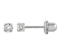 Orecchini 592 Zircone Medio 3mm Titanio Inverness 1 Paio