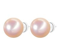 Orecchini a bottone da donna con perle, aspetto sofisticato e chic, disponibili in numerose dimensioni, ideali per tutte le occasioni con brillanti perle austriache