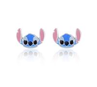 Orecchini a bottone Disney Stitch da donna realizzati in Argento Sterling
