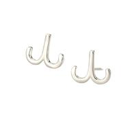 Orecchini A Bottone In Argento con 12 Costellazioni, Ariete (21 Marzo - 19 Aprile). Mini Orecchini A Bottone Delicati In Argento Sterling 925 con Astrologia, Oroscopo e Zodiaco, per Donne e Adolesce