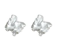 Orecchini a bottone, orecchini da donna, a fondo piatto for, a irregolari in lega opaca, gioielli minimalisti e raffinati for tutti i giorni, regalo for mamma/fidanzata/sorelle