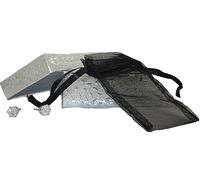 Orecchini a Bottone Swarovski Rotondo Pietra 6 MM Scatola Astuccio Bianco Oro 2