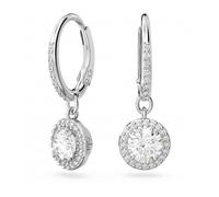 Orecchini a buco Swarovski Constella Simple bianchi rodio 5636270