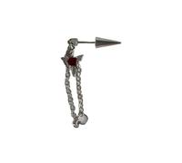 Orecchini a catena con d ' angelo Gioielli per corpo in acciaio inossidabile Accessori per piercing gotico da indossare ogni giorno e per le feste Accessori per orecchie gotiche tutti i giorni