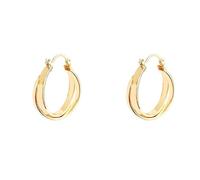 Orecchini a cerchio a C sovrapposti in oro da donna, orecchini a goccia geometrici a croce, orecchini alla moda minimalisti in metallo, gioielli per feste, matrimoni, uso quotidiano