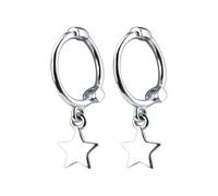 Orecchini A Cerchio A Forma Di Stella In Argento Sterling 925 Per Donne, Uomini E Ragazze, Regalo Di Nozze, Festa Di Natale, Raffinati Gioielli S925