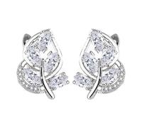 Orecchini a cerchio a goccia e pendenti da donna in finta zirconia cubica multicolore orecchini a perno gioielli per donne compleanno Natale amici orecchini comodi per dormire, Misura unica, Zinco