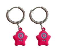 Orecchini a cerchio con mostri dei cartoni animati Dolce Cool Fibbia per l'orecchio per donne ragazze capretto con un occhio solo orecchini pendenti orecchini da donna di Halloween
