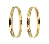 Orecchini a Cerchio Concavi Martellati WSET00817.YG-2