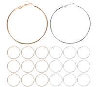 Orecchini a cerchio da 40 pezzi: orecchini a cerchio pendenti da donna,