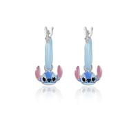 Orecchini a cerchio Disney Stitch da donna realizzati in Argento Sterling