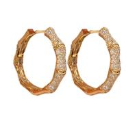 Orecchini a cerchio glitter, orecchini a cerchio cavo | I cerchi auricolari scintillanti con strass per donne | Gioielli formali del Prom per matrimoni alla moda leggero per favore di festa, banchetti