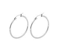 Orecchini a cerchio grande con zirconi pieni di diamanti Tendenza con una vasta gamma di orecchini contratti Mostrano il temperamento delicato Orecchini con zirconi pieni di diamanti (B, One Size)