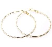 Orecchini a Cerchio Grande Dichiarazione Accessori per Gioielli di Moda Orecchini ad Anello Rotondi per Le Donne (Oro) Practical