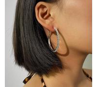 Orecchini A Cerchio Grandi Da 40Mm Vintage Statement Moda Gioielli Regalo Donna