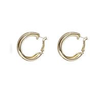 Orecchini a cerchio grandi rotondi geometrici a cerchio grande minimalista alla moda per gioielli da festa di nozze per ragazzeBellissimo design.