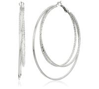 Orecchini a cerchio Guess Smooth andlver