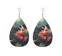 Orecchini a cerchio in acrilico per le donne orecchini pendenti in oro moda boho goccia orecchini pendenti una notte di miracoli e magia ipoallergenico argento orecchini a goccia gioielli regalo San