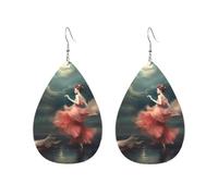 Orecchini a cerchio in acrilico per le donne orecchini pendenti in oro moda boho goccia orecchini pendenti una notte di miracoli e magia ipoallergenico argento orecchini a goccia gioielli regalo San