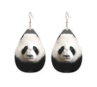 Orecchini a cerchio in acrilico per le donne orecchini pendenti in oro moda boho orecchini pendenti bella testa di orso panda ipoallergenico argento orecchini a goccia gioielli regalo San Valentino