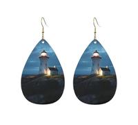 Orecchini a cerchio in acrilico per le donne orecchini pendenti oro moda boho goccia orecchini faro di notte ipoallergenico argento orecchini a goccia gioielli regalo San Valentino, One Size, Nessuna