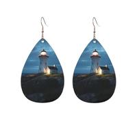 Orecchini a cerchio in acrilico per le donne orecchini pendenti oro moda boho goccia orecchini faro di notte ipoallergenico argento orecchini a goccia gioielli regalo San Valentino, One Size, Nessuna