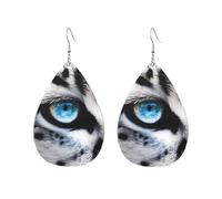 Orecchini a cerchio in acrilico per le donne orecchini pendenti oro moda boho goccia orecchini pendenti occhio leopardo neve ipoallergenico argento orecchini a goccia gioielli regalo San Valentino