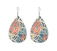 Orecchini a cerchio in acrilico per le donne orecchini pendenti oro moda boho goccia orecchini pendenti corallo modelli colorati ipoallergenici argento orecchini a goccia gioielli regalo San Valentino