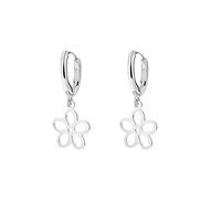 Orecchini a Cerchio In Argento Sterling 925 Con Margherita Minimalista a Forma Di Fiore Cartilagine Piccoli Cerchi Pendenti a Goccia Gioielli Delicati Per Donne e Ragazze Ipoallergenici