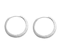 Orecchini a cerchio in argento sterling da donna con design frizzante luce di lusso gioielli eleganti ideali per abiti quotidiani e abiti da giorno Il miglior regalo per orecchini