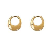 Orecchini a cerchio in oro per donna Chunky Minimalista Huggie Orecchini Fashion Daily Wear Gioielli