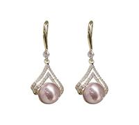 Orecchini a cerchio in vero argento, per adolescenti, minimalisti, alla moda, rotondi, in vero argento, Taglia unica, Lega di acciaio, Nessuna pietra preziosa