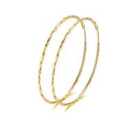 Orecchini a cerchio infiniti in argento Sterling 925 per donne e ragazze 20 30 40 50 60mm, 60 Millimeter, Argento sterling, Non pietra preziosa