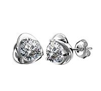 Orecchini a cerchio ipoallergenici alla moda in argento Sterling 925 per le donne piccoli regali a cerchio in oro per amica, madre, fidanzata, compleanno, orecchini leggeri a goccia Huggie per mamma