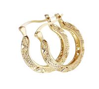 Orecchini a cerchio messicani vintage, in filigrana, eleganti orecchini a cerchio testurizzati fatti a mano per donne, gioielli vintage di ispirazione messicana con design intricato, perfetti per