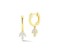 Orecchini a Cerchio per Le Donne Piccolo Zircone Piercing Orecchini Gioielli Pendientes, LYLSSSDH, di E1