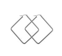 Orecchini a cerchio quadrati da donna, belli e belli, ideali per discoteca, pub, banchetti, cocktail, pratici