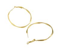 Orecchini a Cerchio Twist Circle per Donna, orecchino Click-Top Mobius Hoop Huggies in Acciaio Inossidabile, Appannamento e Nichel Free