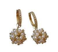 Orecchini A Cerchio Zircone Perle Versatili Per Le Orecchie Alla Degli Alla Per Le Donne Ragazze Eleganti Orecchini Perle