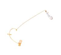 Orecchini a clip a forma di goccia con strass robusti, vestibilità comoda per una lunga durata, orecchini pendenti in rame robusto, One Size, come descritto, come descritto