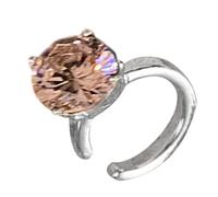 Orecchini a clip alla moda con pietre di zirconia cubica, gioielli versatili in lega per le donne senza piercing scintillante orecchio climber her, Misura unica, come descritto, come descritto