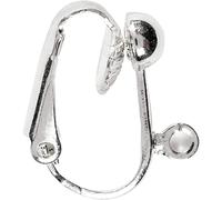 Orecchini a clip, placcati argento, SP, 6 pz