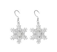 Orecchini a cuore per le donne borchie per le donne di fascia alta argento gancio orecchio clip gioielli naso anello con catena all'orecchio, One Size, Rame, Non pietra preziosa