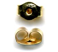 Orecchini A Farfalla In Oro Giallo 9 Ct Con Retro A Vite Media (1 Paio) - FS11