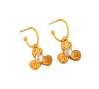 Orecchini a fiore d'oro da donna Boho, orecchini a fiore di Boemia,a unici, orecchini a forma di, gioielli floreali, regalo per il compleanno, torna a scuola