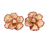 Orecchini a fiore multistrato audaci, orecchini oversize floreali dorati con finiture rosse, orecchini pendenti con petali 3D grossi da donna, ideali per feste, appuntamenti serali e look alla moda