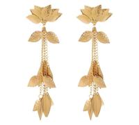 Orecchini a foglia da donna Minimalista in metallo argento sterling piccole foglie d'olivo Ramo Orecchini a ciondolo per la festa della mamma per le vacanze di Natale Regali gioielli