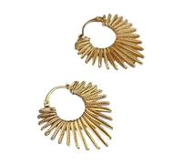 Orecchini a forma cuore in lega drammatica con linee audaci per un uso confortevole e attività speciali Orecchini da indossare ogni giorno