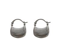 Orecchini A Forma Di Borsa In Tessuto, Pendolarizzazione Moda E Unico, Rame Con Artigianato Galvanico Per Un Forte Senso Del Design, Perfetto Per L'ufficio Quotidiano E Le Occasioni Sociali