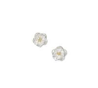 Orecchini a forma di camelia, orecchini di fiori squisiti in argento puro S999, accessori eleganti per il pendolarismo e la datazione delle donne, adatti per l'uso quotidiano per migliorare l'eleganza